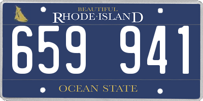 RI license plate 659941