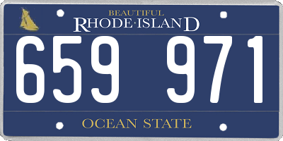 RI license plate 659971