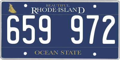 RI license plate 659972