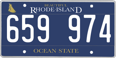 RI license plate 659974