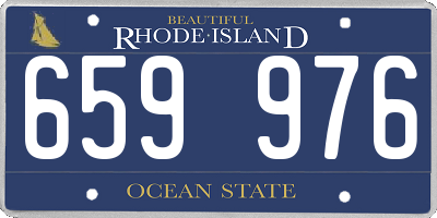 RI license plate 659976