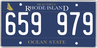 RI license plate 659979