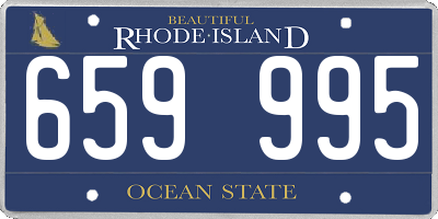 RI license plate 659995