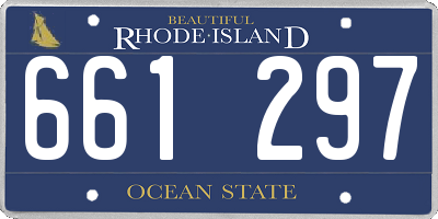 RI license plate 661297