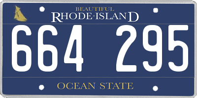 RI license plate 664295