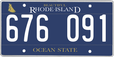 RI license plate 676091