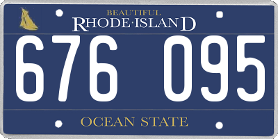 RI license plate 676095