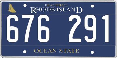 RI license plate 676291