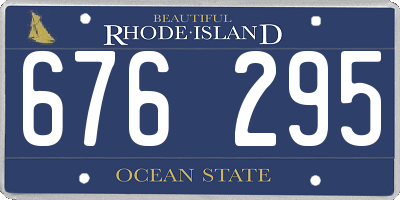 RI license plate 676295