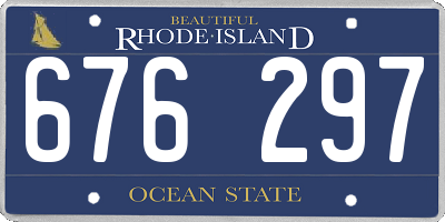 RI license plate 676297