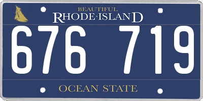 RI license plate 676719