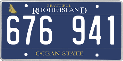 RI license plate 676941