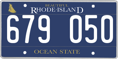 RI license plate 679050