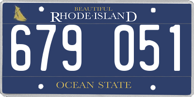 RI license plate 679051