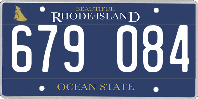 RI license plate 679084