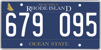 RI license plate 679095