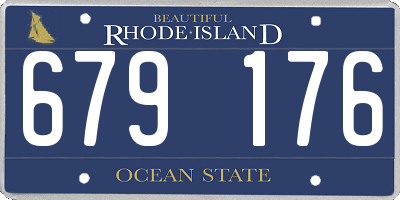 RI license plate 679176