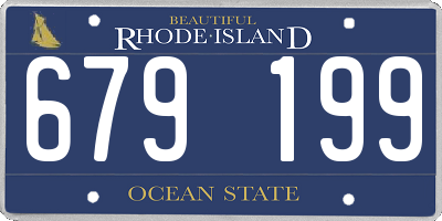 RI license plate 679199