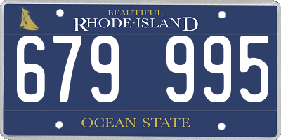 RI license plate 679995