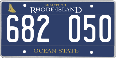 RI license plate 682050