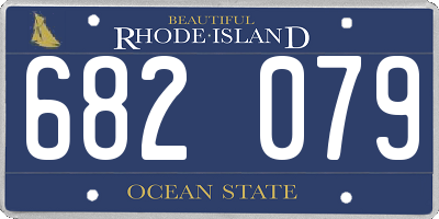 RI license plate 682079
