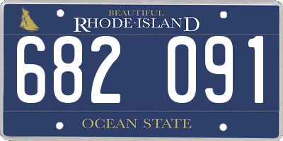 RI license plate 682091