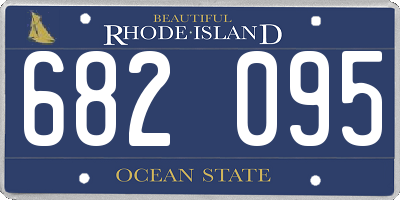 RI license plate 682095