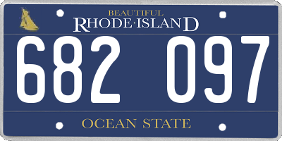 RI license plate 682097