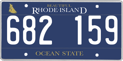 RI license plate 682159
