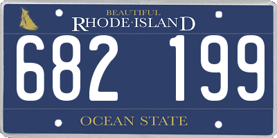 RI license plate 682199