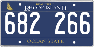 RI license plate 682266