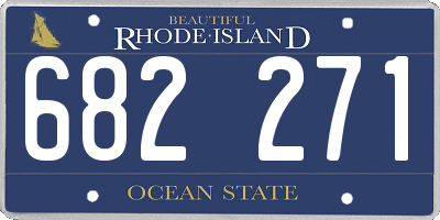 RI license plate 682271