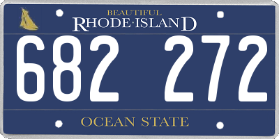 RI license plate 682272