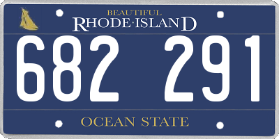 RI license plate 682291
