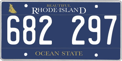 RI license plate 682297