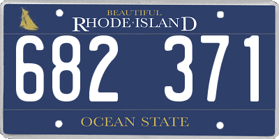 RI license plate 682371