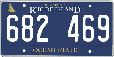 RI license plate 682469