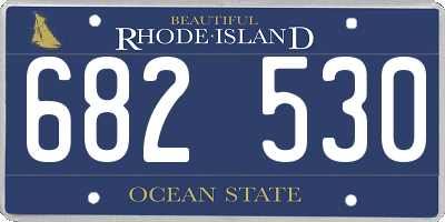RI license plate 682530