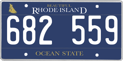 RI license plate 682559