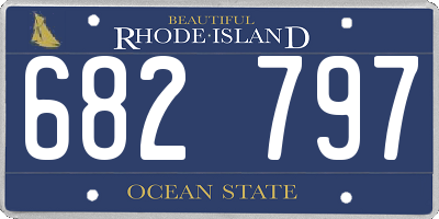 RI license plate 682797