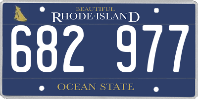 RI license plate 682977