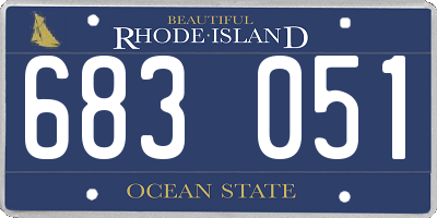 RI license plate 683051