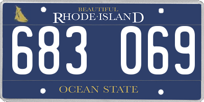 RI license plate 683069