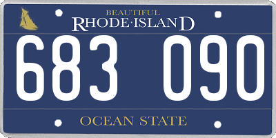 RI license plate 683090