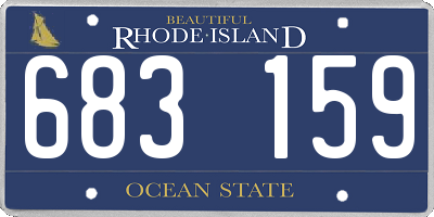 RI license plate 683159
