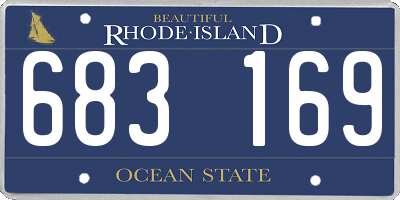 RI license plate 683169