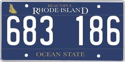 RI license plate 683186