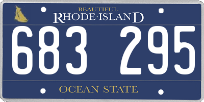 RI license plate 683295