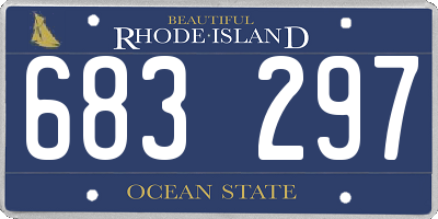 RI license plate 683297