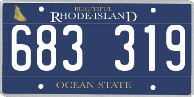 RI license plate 683319